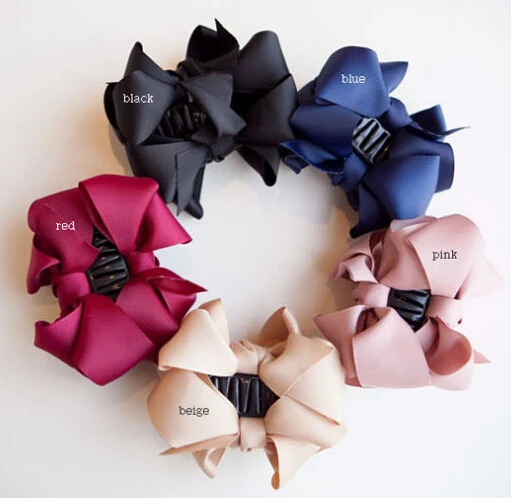 

New Fashion women bowl hair claws clips Women Hair Claws Hair clips head accessories 4 colors choosed free shipping