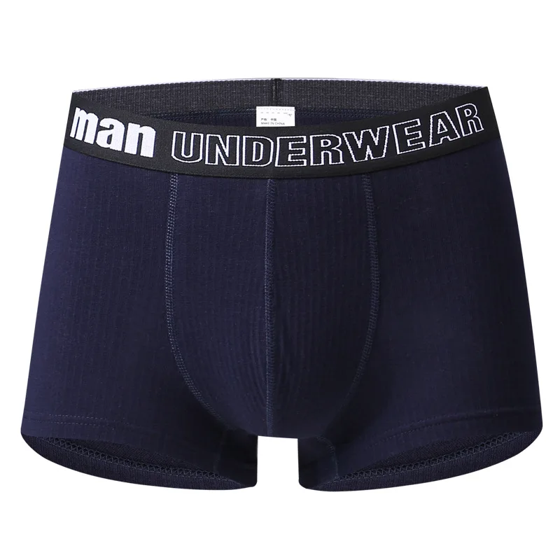 01 dark blue EXILIENS новые боксеры для мужчин нижнее бельё для девочек Homme s боксёры Bokserki Meskie хлопок Calzoncillo Cueca Masculina Boxershorts размеры S-3XL Лидер продаж - Цвет: 01 dark blue