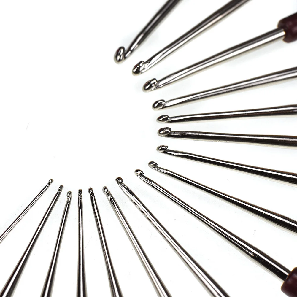 16 шт. швейный инструмент свитер алюминиевая рукоятка плетение ремесло ручные швы