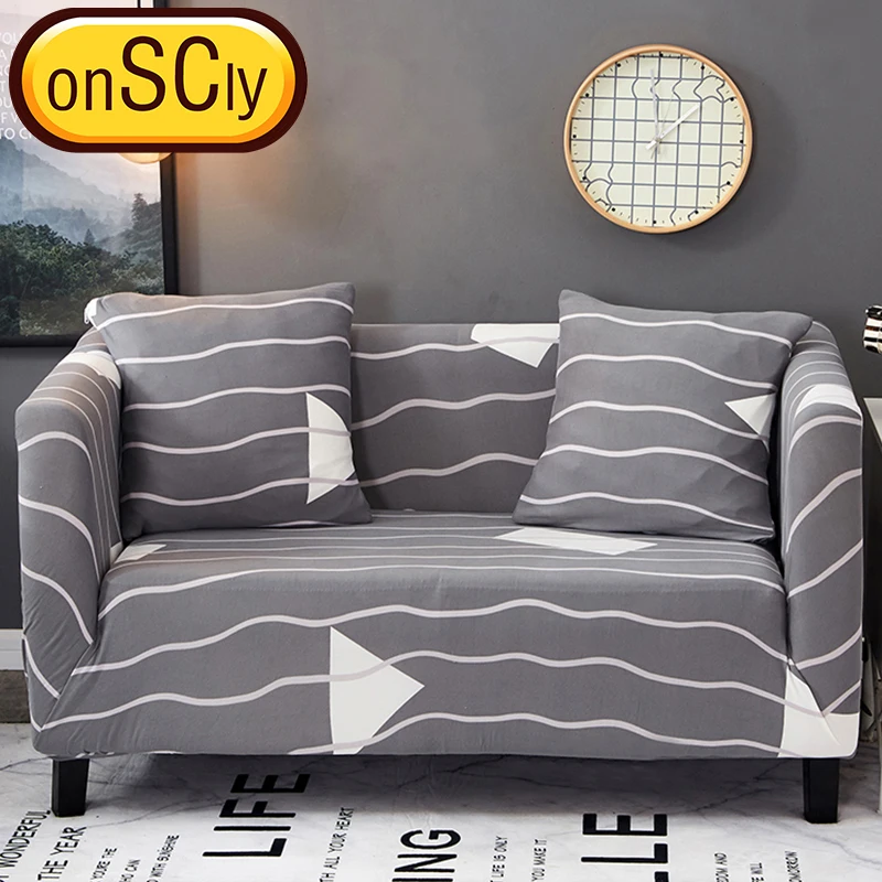 Простые линии протектор чехол на диван Slipcover мебель диване Крышка для дивана