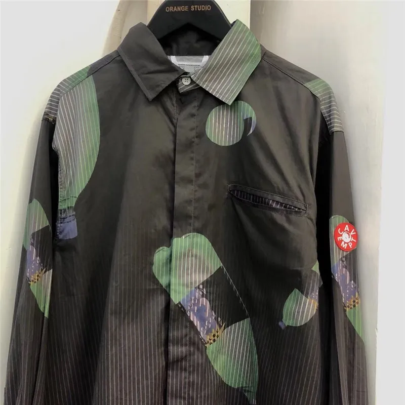 Cav Empt бутылка для напитков рубашка для мужчин и женщин 1:1 высокое качество повседневные рубашки с длинным рукавом