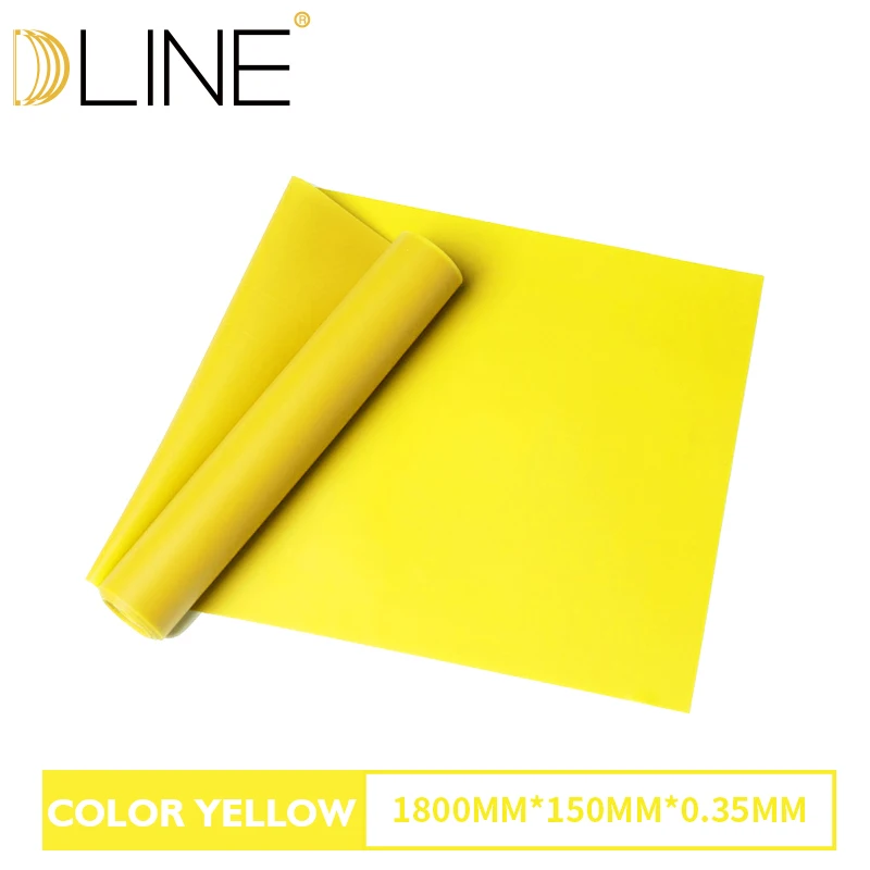 1.8M-Yellow 1,5 м эластичная лента для пилатеса для фитнеса, резинки, растягивающийся пояс для йоги, растягивающийся пояс для занятий в тренажерном зале - Цвет: 1.8M-Yellow
