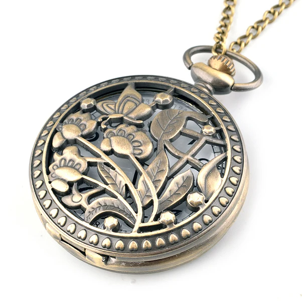 2015 Large factory direct classic carved hollow pocket watch flip creative wholesale retro | Наручные часы