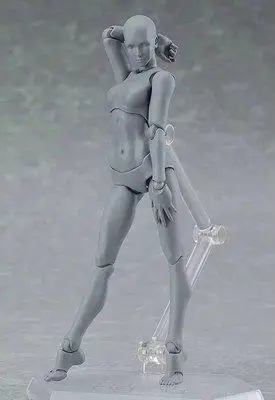 ПВХ фигурки аниме архетип он она ферритовый Figma подвижные тела Кун тела Чан фигурки модель игрушки куклы для коллекционных - Цвет: f
