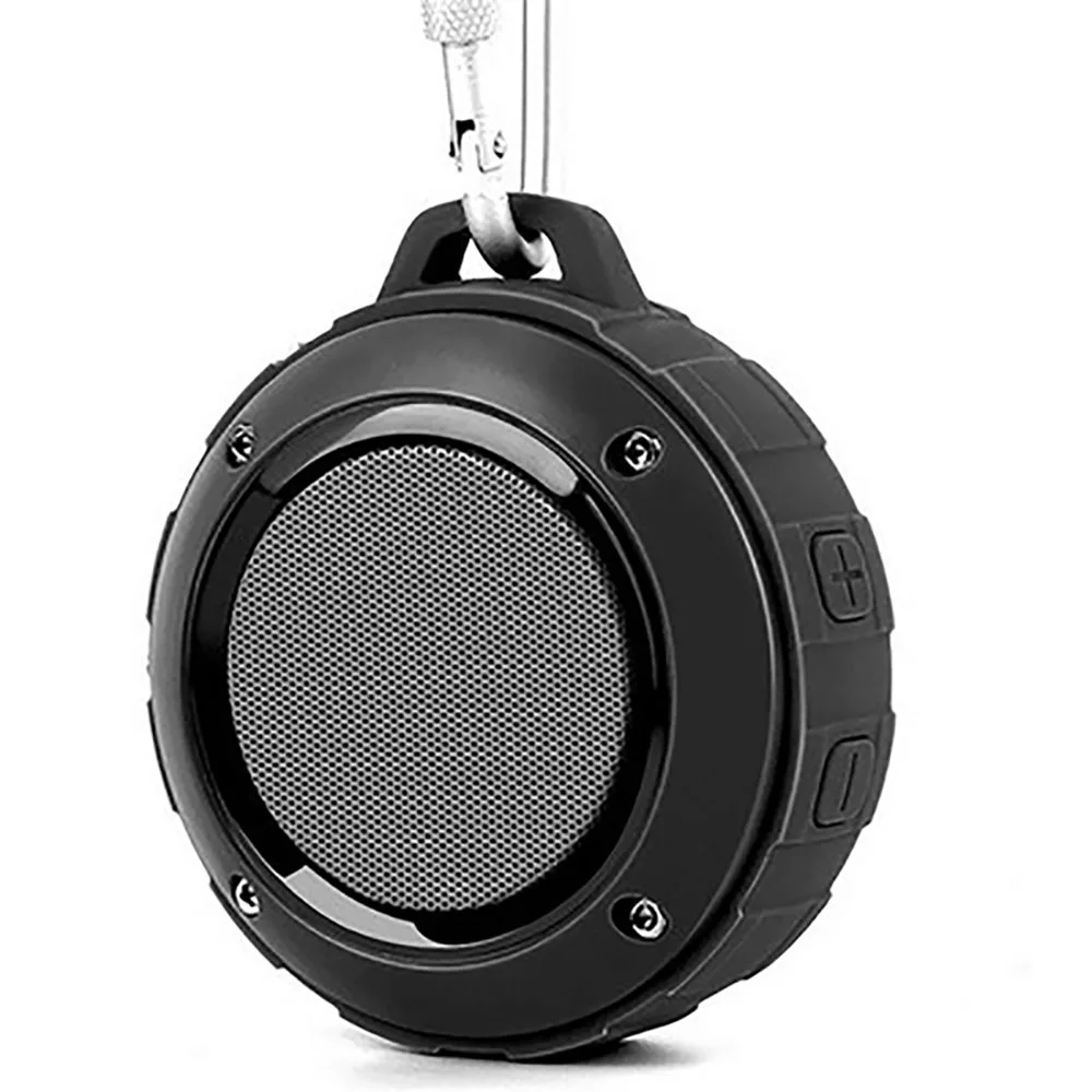 LENRUE F4 Открытый Портативный беспроводной Bluetooth бас стерео для душа HandFree динамик сопротивление водонепроницаемый с мини-крючком динамик s