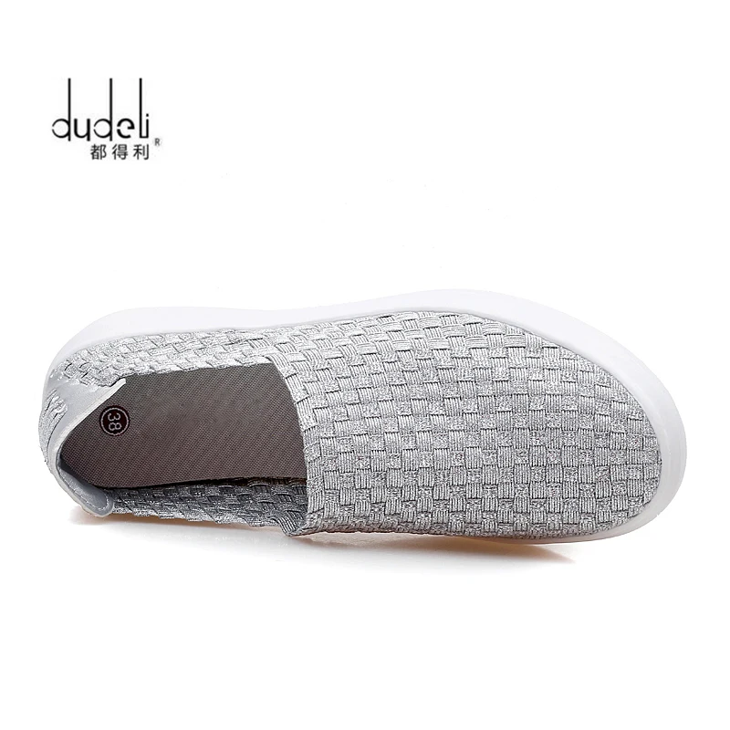DUDELI/2019 г. весенние женские туфли на плоской платформе плетеные лоферы подошве
