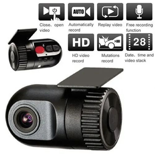 ANSHILONG Mini 1080 P Автомобильный dvr видеомагнитофон автомобильный черный ящик с г