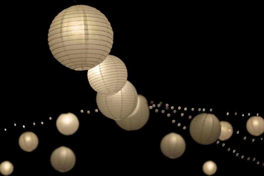 20 шт./лот 4-12 дюймов смешанный размер китайский бумажный мяч Lampion Висячие свадебные украшения белого цвета бумажные фонари абажур вечерние украшения