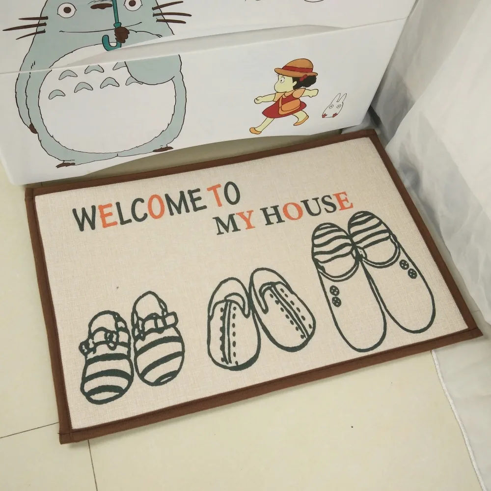 40*60 см прямые продажи ретро велосипедный коврик из хлопка и льна + губка ПВХ