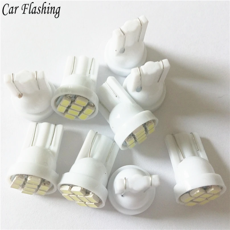 Автомобильный мигающий белый светодиод 500 шт./лот T10 8 smd светодиодов 8SMD led 194 168 192 W5W
