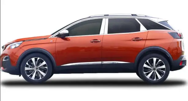 

For Peugeot 5008 2017-2019 High-quality stainless steel Car window Decoration strip Body trim Anti-scratch Car styling