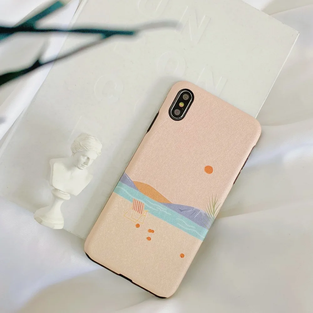Литературный пейзаж чехол для iphone X XR XS Max выбивает мультфильм 8 7 6 6s плюс |