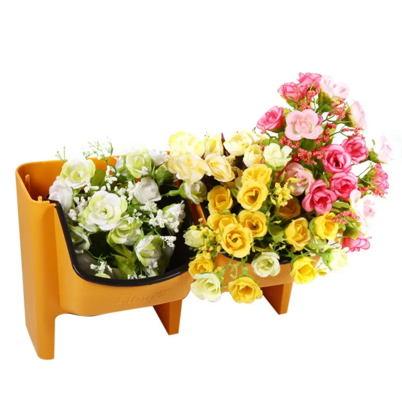 Настенный цветочный горшок Штабелируемый садовый настенный вертикальный для