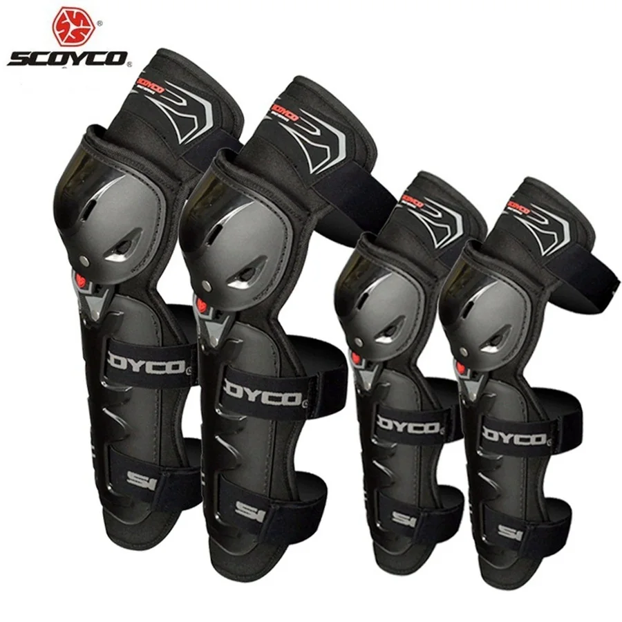 Бесплатная доставка 1 комплект/4 шт. защитные наколенники для мотокросса CE защита