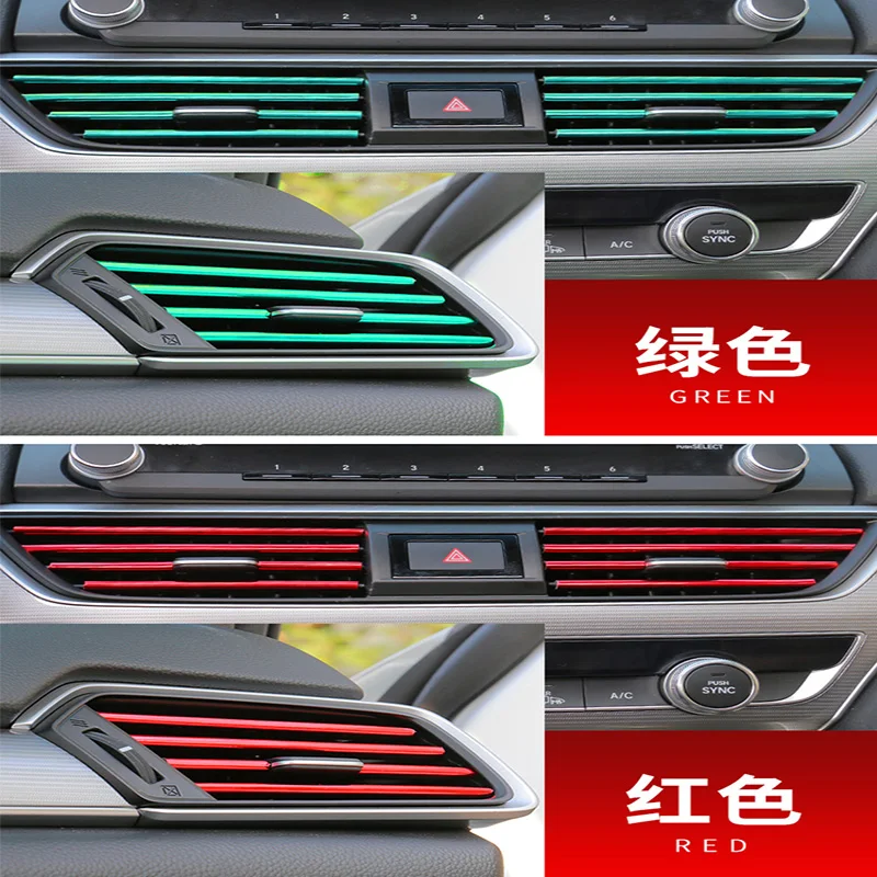 10 шт. автомобильный Стайлинг декоративная лента для выхода воздуха Mitsubishi Lancer ASX