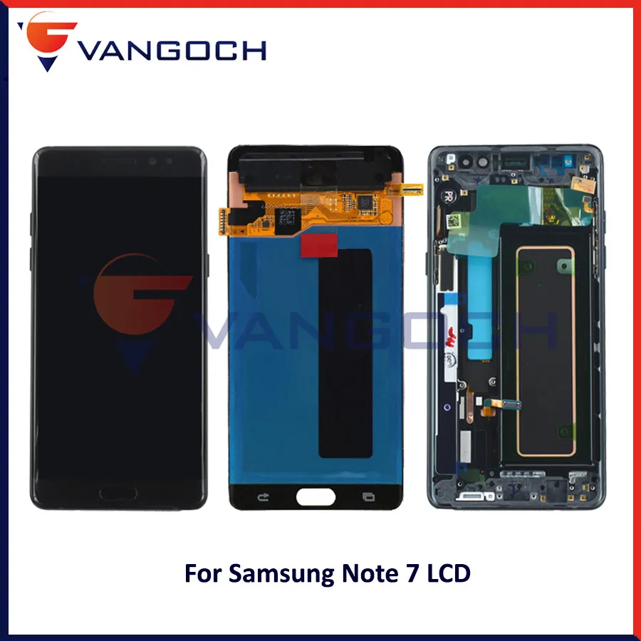 Оригинальный ЖК дисплей для samsung Note 7 с сенсорным экраном дигитайзер сборка Note7 SM