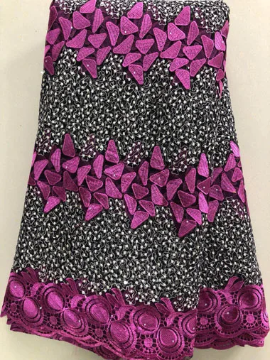 African Lace Fabric 2019 Embroidered Nigerian Laces Bridal High Quality French Tulle Wedding Party ELL3392 | Дом и сад