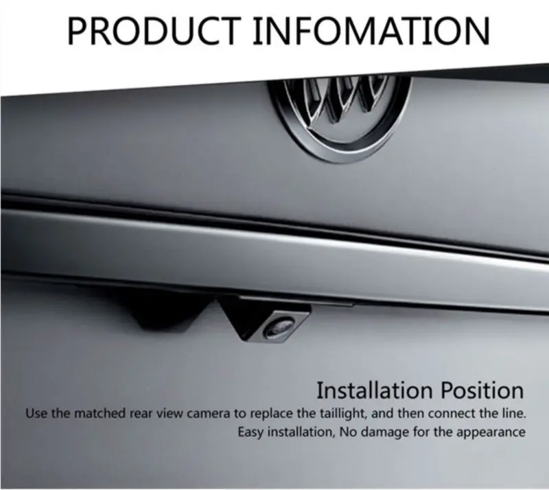 Камера ночного видения водонепроницаемая камера заднего вида парковочная