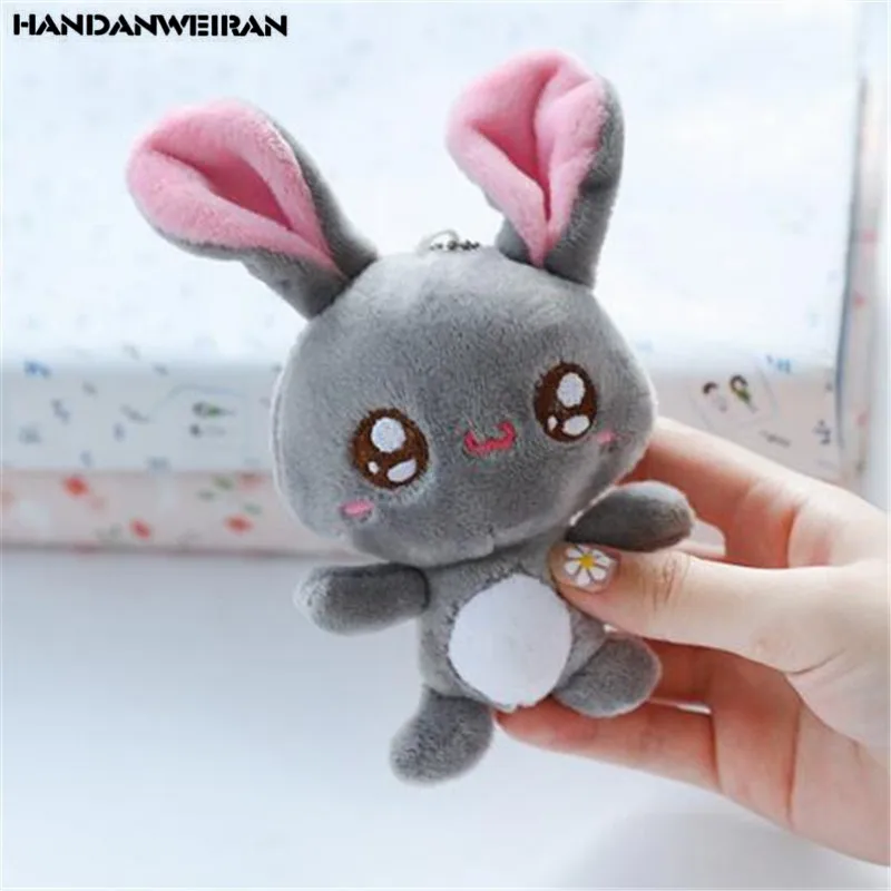 HANDANWEIRAN 1 шт. мини Кролик Плюшевая Игрушка подвеска милые большие глаза кролики