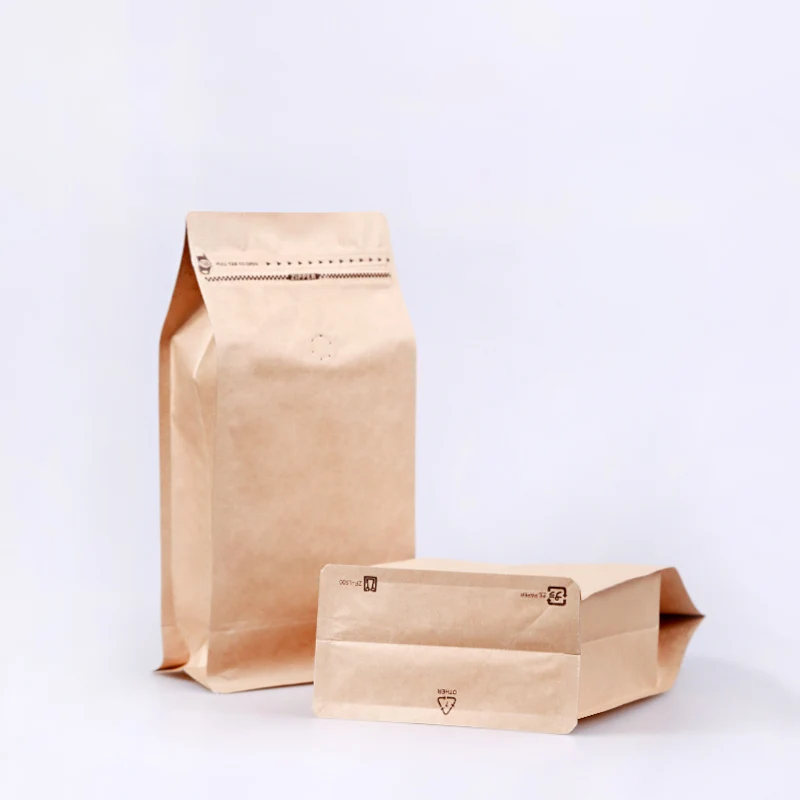 Пакеты на молнии из крафтовой бумаги 10 шт. 1 фунт|bags with|bag coffeebag bag |