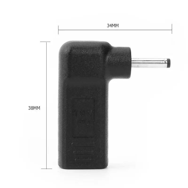 90 градусов USB 3 1 Type C гнездовой до 0x1 мм Штекерный адаптер питания постоянного тока|