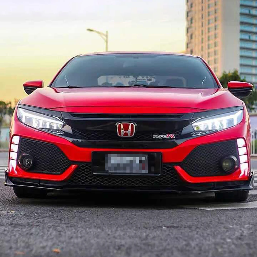 СВЕТОДИОДНЫЙ DRL для Honda Civic type R дневной ходовой светильник с сигнальной лампой поворота