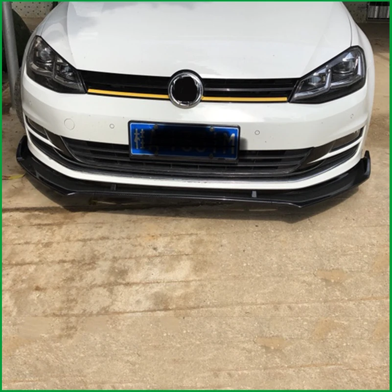 Комплект для VOLKSWAGEN Golf 7 MK7 2013 2017 передний бампер губа диффузор Нижний Бампер