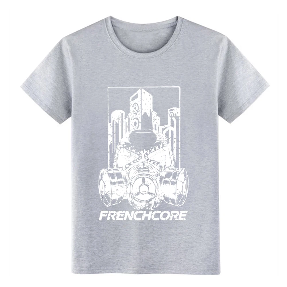 Мужская футболка Frenchcore (белая) на заказ 100% хлопок S XXXL крутая графическая летняя