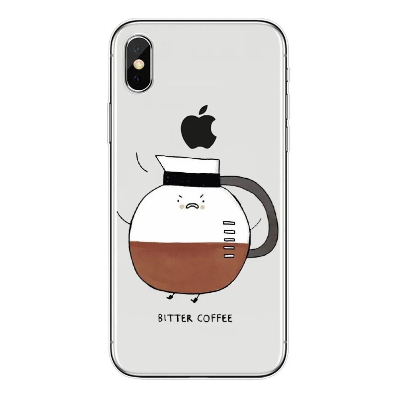 ОК, но сначала кофе чехол для телефона s для iphone 7 7Plus Мягкий силиконовый чехол для iphone X 6 6s 6plus 6s Plus 8 8plus задняя крышка - Цвет: TPU