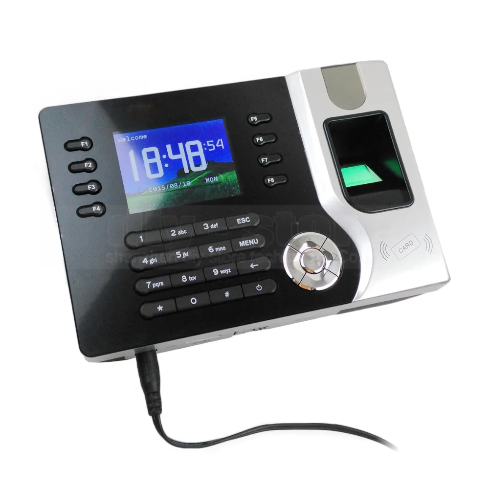 

DIYSECUR 2.4 inch TFT Color Screen Fingerprint And ID Card Attendance Time Clock For Track Employee Time + Tcp/ip