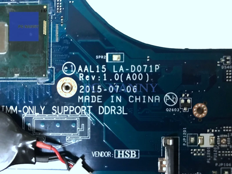 Материнская плата PCNANNY M4MY2 0M4MY2 AAL15 LA-D071P для Dell Inspiron 15 5559 5558 i5-6200U 2 3 ГГц &quotкласс А&quot