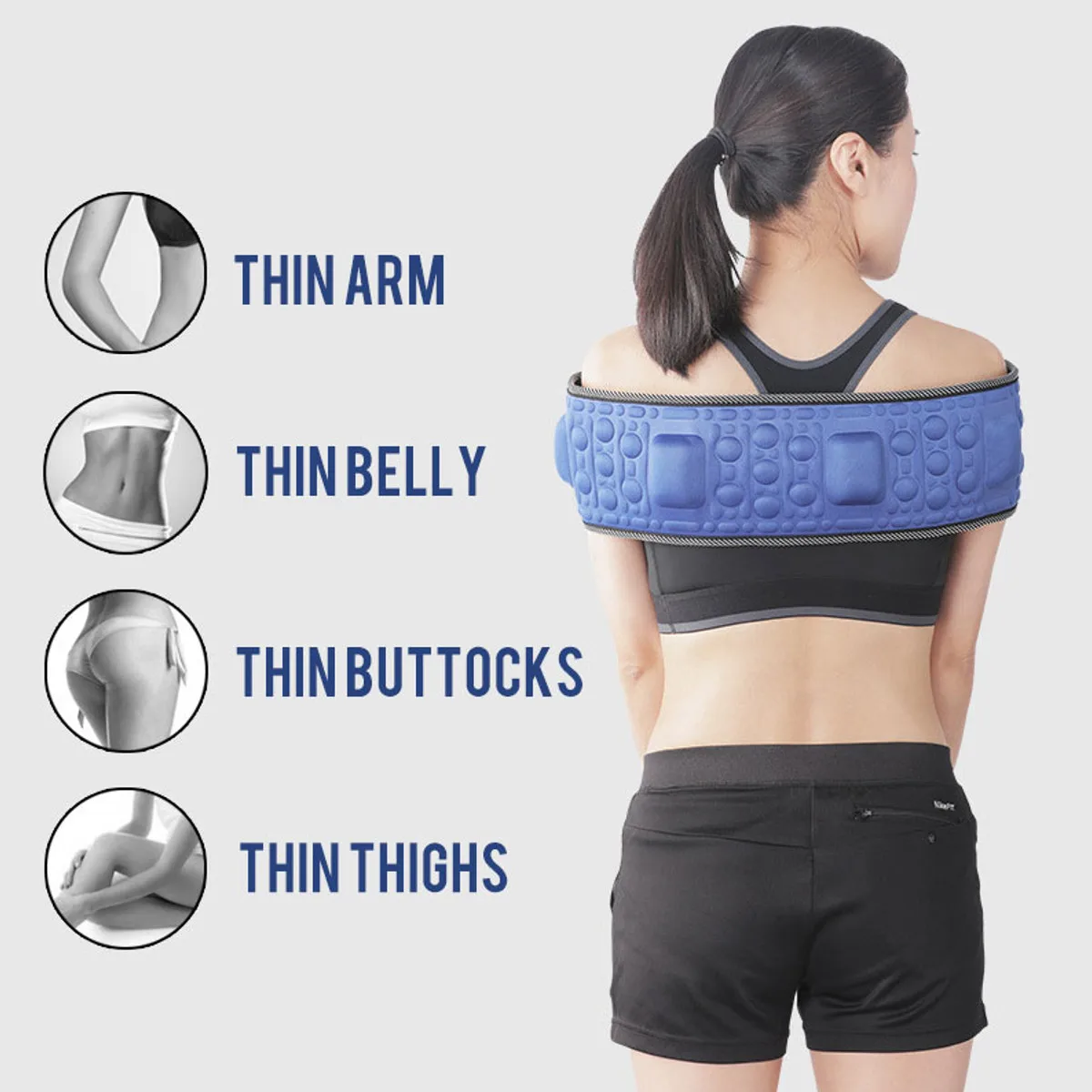 

Electric Infrared Slimming Belt Lose Weight Fitness Massager X5 Times Vibration Abdominal Belly Fat Burn Loss Effective 110-240V