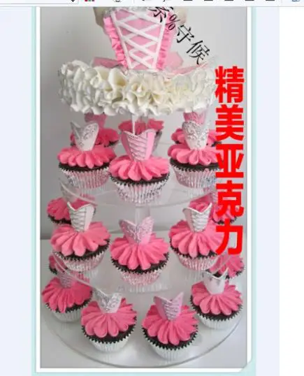 

4 tier creative cake aircraft birthday cake Wedding cake stand