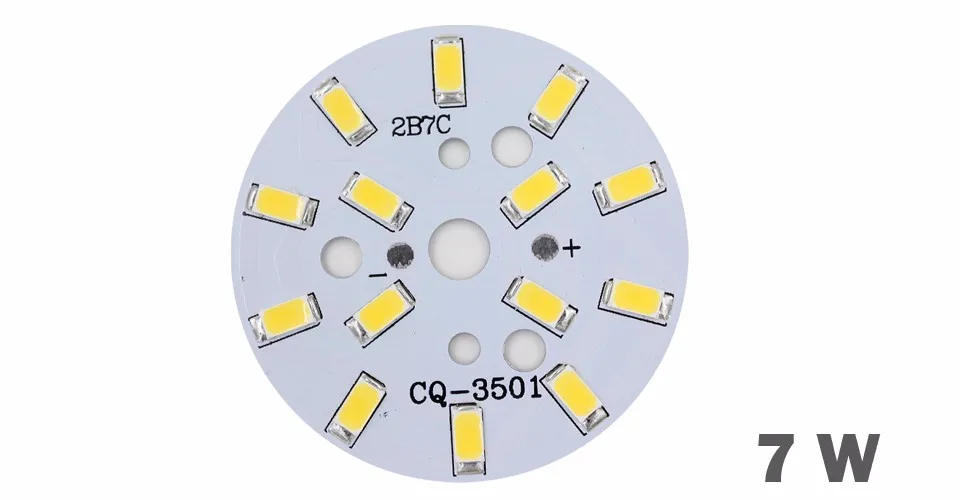 3 Вт 5 7 9 12 15 18 24 5730 Яркость SMD светильник доска светодиодный Панель для лампы PCB с |