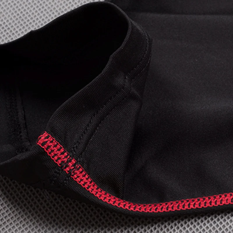 Дышащая мужская компрессионная футболка с длинным рукавом для бега