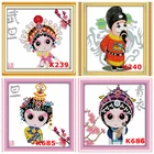 Тип персонажа в Пекинская опера вышивка крестиком комплект Китайский Счетный white18ct 14ct 11ct печатных вышивка DIY ручной рукоделие