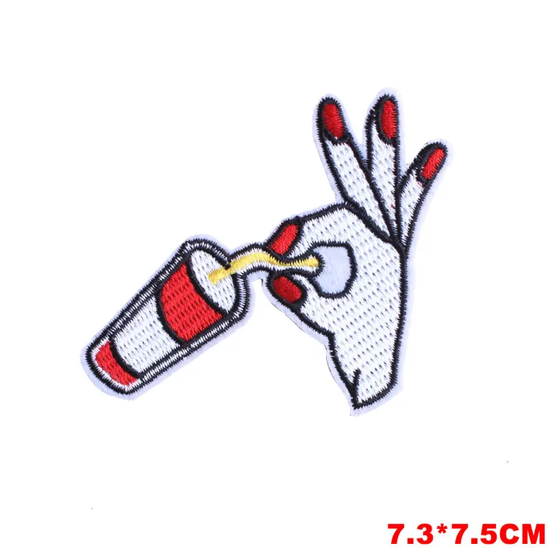 ZOTOONE панковские планшетоны с вышивкой и блестками для одежды | Дом сад