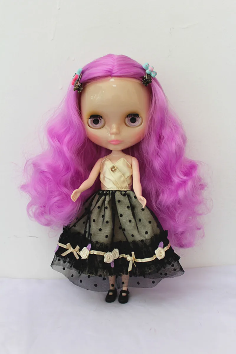 Кукла блайз розово красная Обнаженная кукла с прозрачной кожей обычная