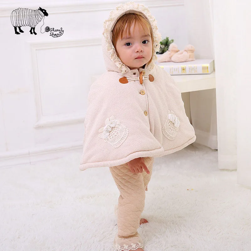 Новорожденных для маленьких девочек зимние органический хлопок Зимние теплый