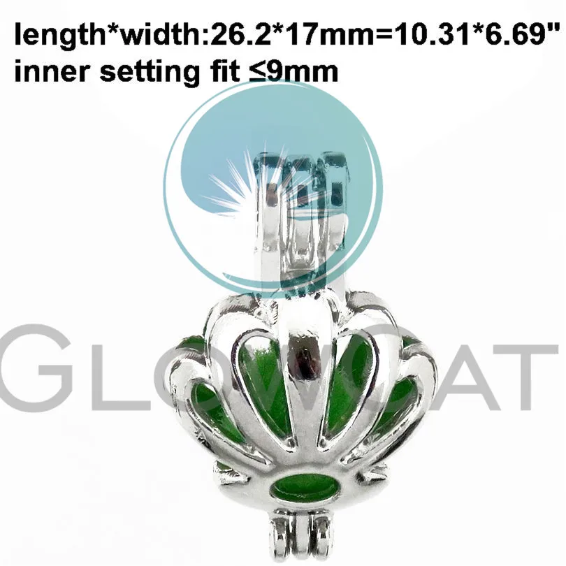 GLOWCAT цветок маргаритки чехлы на удачу танцевальная девушка раковина башня бусины