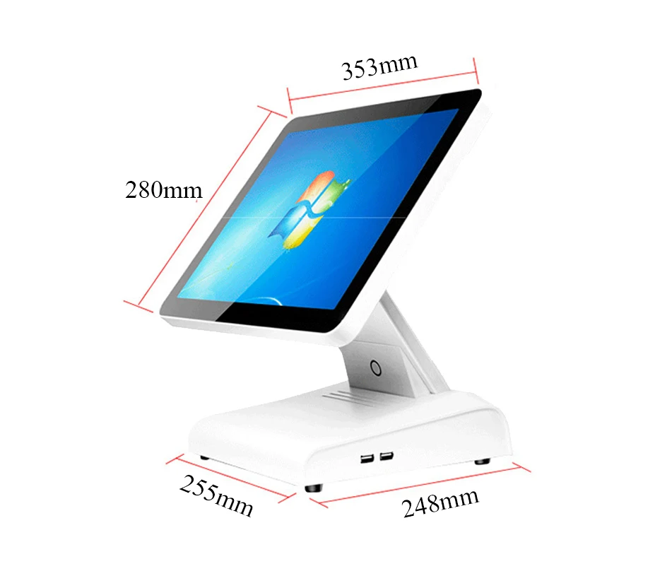 Новое поступление дешевая pos-система 15-дюймовый сенсорный экран сопротивления