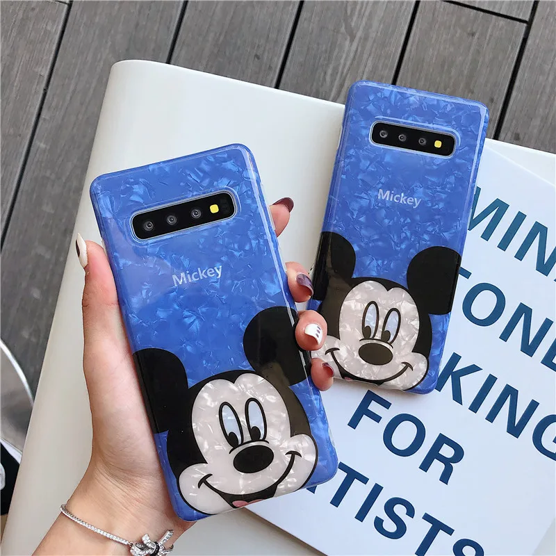 Мягкий чехол для samsung Galaxy Note 9 8 S10 S9 Plus Модный чехол-ракушка телефона MUSSELS2 Mickey Dumbo |