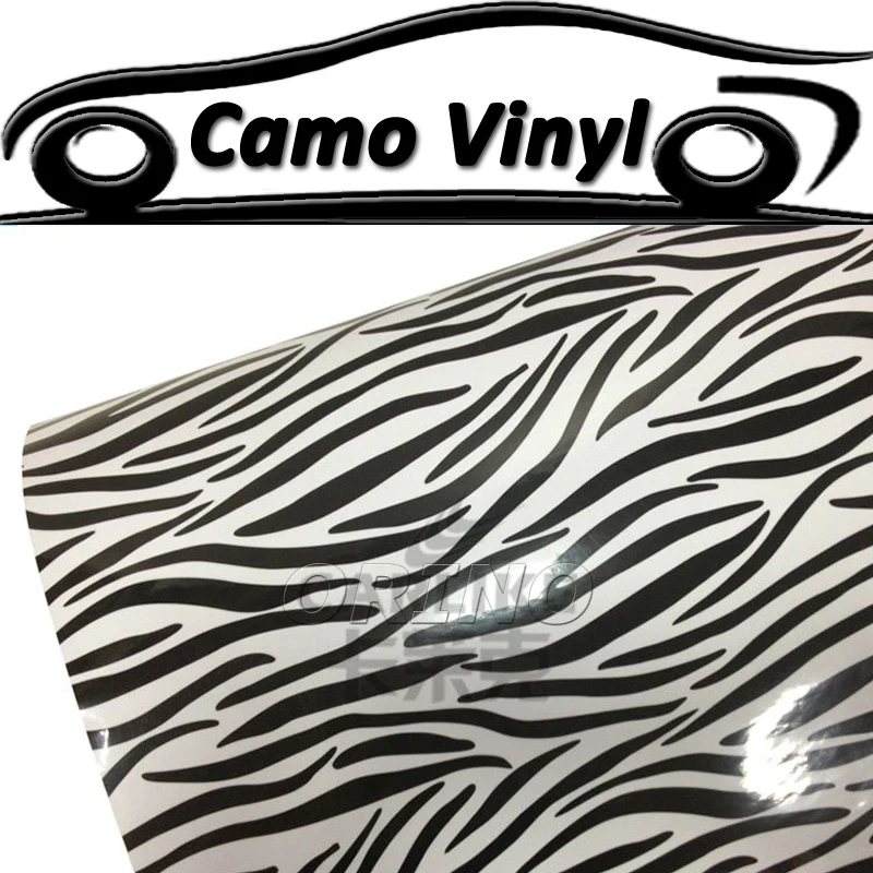 Car Styling Zebra Camouflage Vinyl Wraps Camo Foil Decal Sticker Body Wrapping Covers Air Bubble Free | Автомобили и мотоциклы
