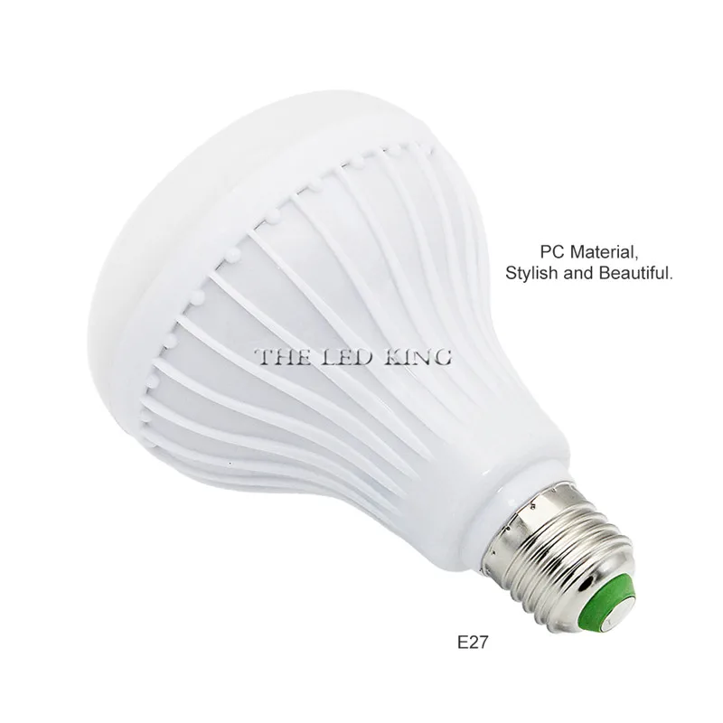 E27 12 Вт беспроводной Bluetooth динамик воспроизведение музыки RGB светодиодный ная