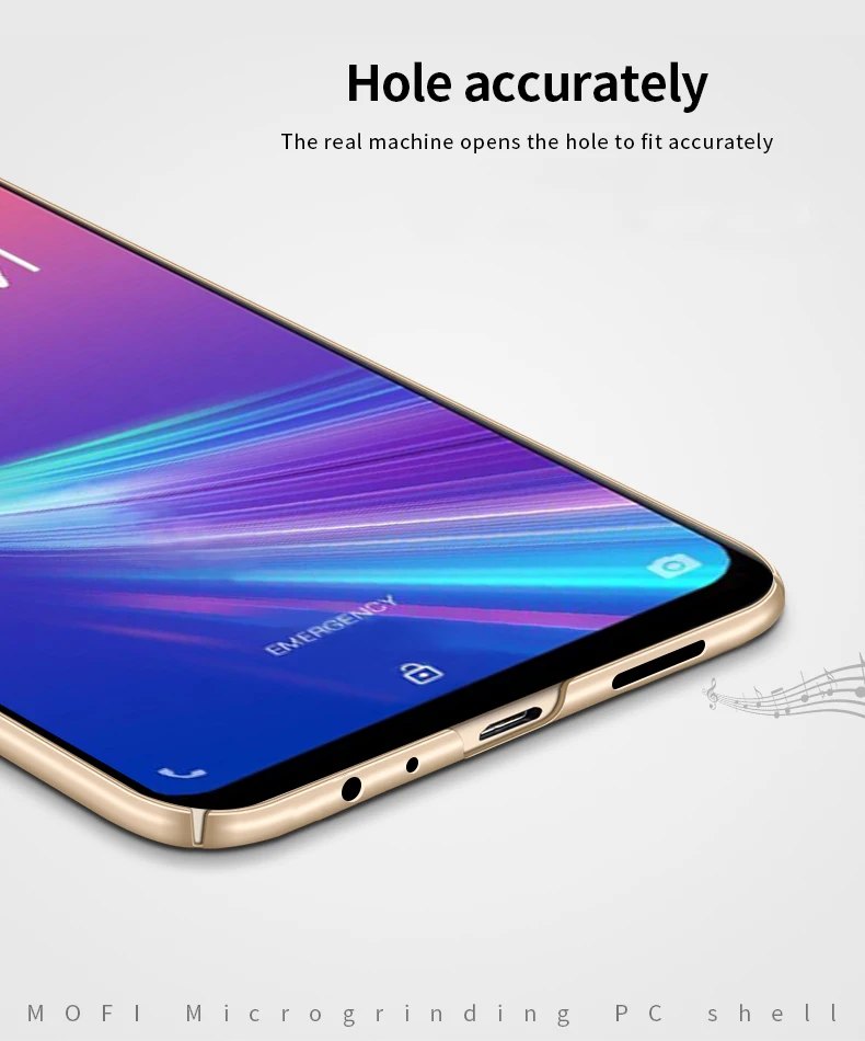 Чехол MOFI для Asus Zenfone Max Pro M2 ZB631KL пластиковый жесткий чехол телефона ZB630KL задняя