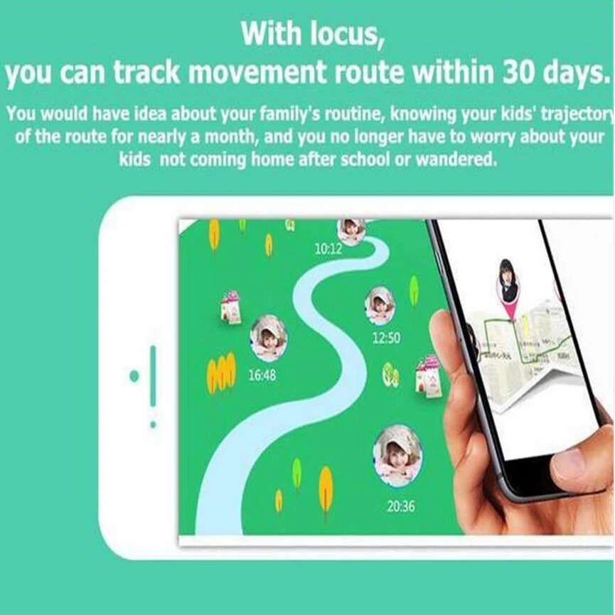 GPS смарт часы детские с Wifi сенсорный экран SOS вызова Расположение DeviceTracker для Kid Safe