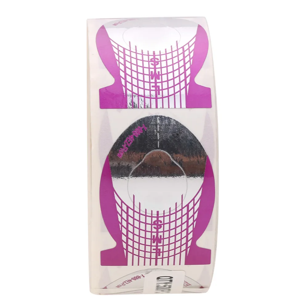 500 шт/рулон для дизайна ногтей удлинитель стикер руководство Советы s Maincure салон