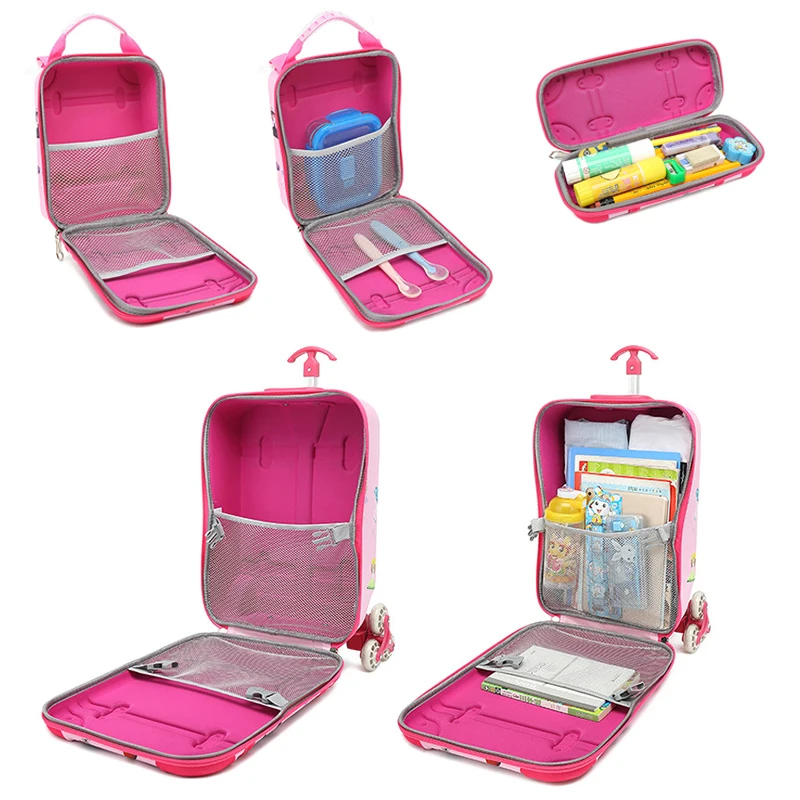 2019 последний мультфильм ребенок водонепроницаемый чемодан утолщение тележка