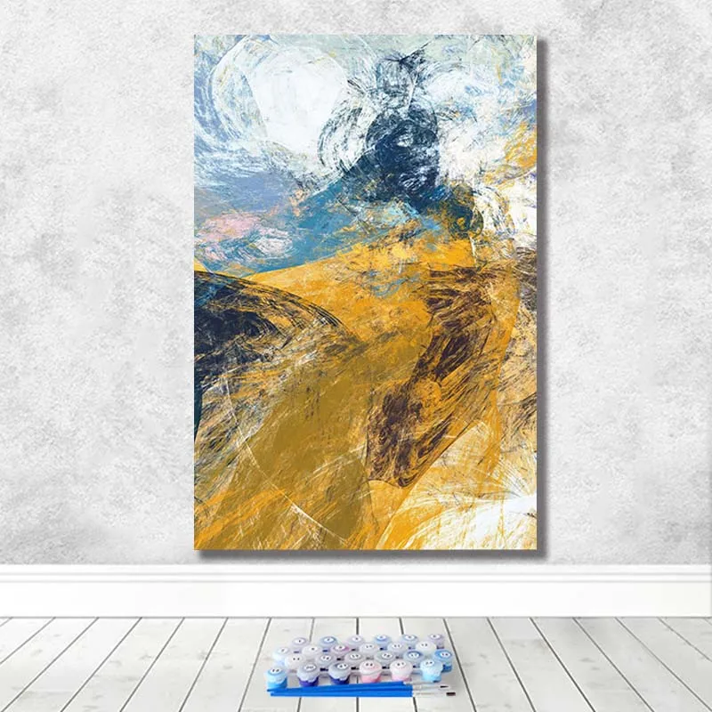 paint by number art painting by numbers Abstract porch living room bedroom decoration painting adult hand-painted decompression - Цвет: 4187