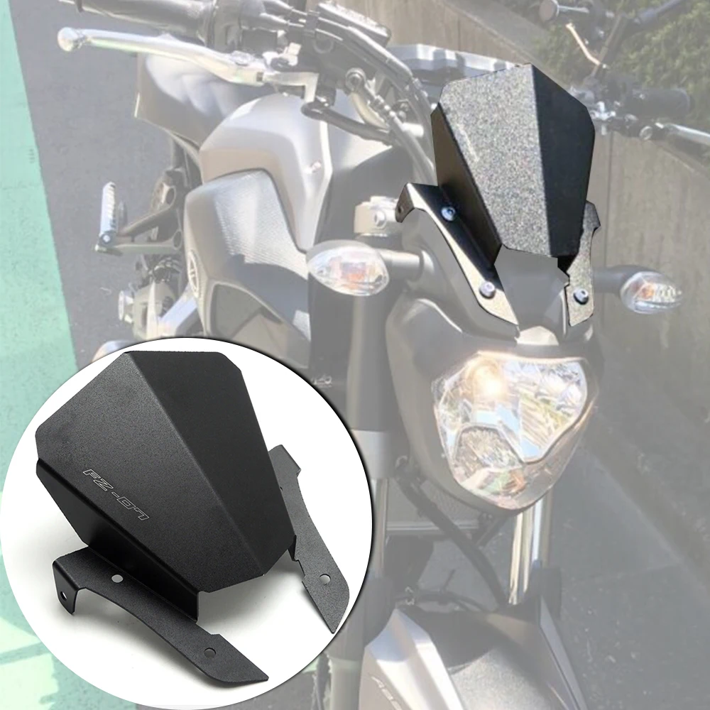 KEMiMOTO для Yamaha MT 07 MT07 FZ07 2013 мотоцикл лобовое стекло ветровое стекло Обтекатели ветра алюминий